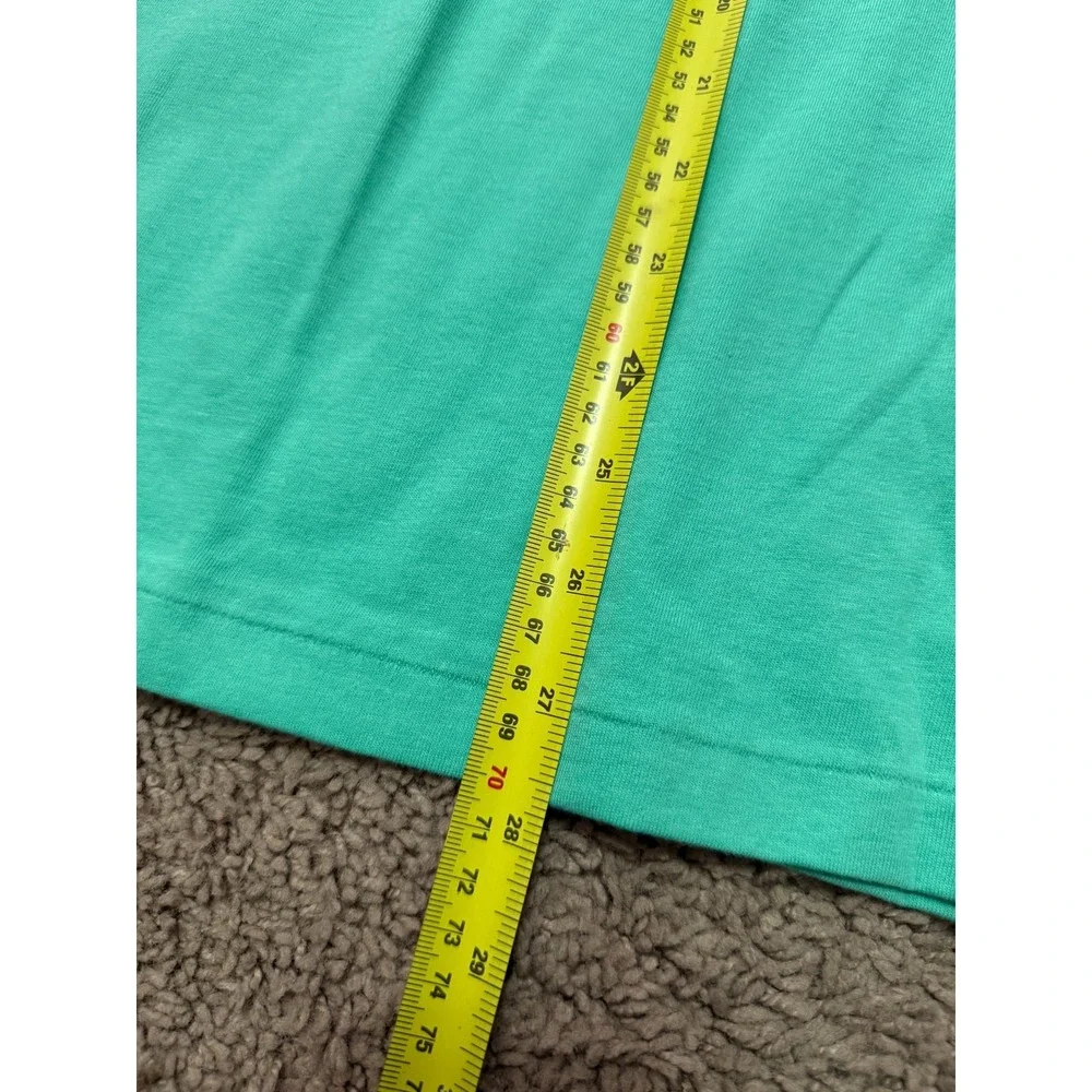 Polo Ralph Lauren V-Neck T-Shirt Men's Size Medium Short‎ Sleeve Cotton Green